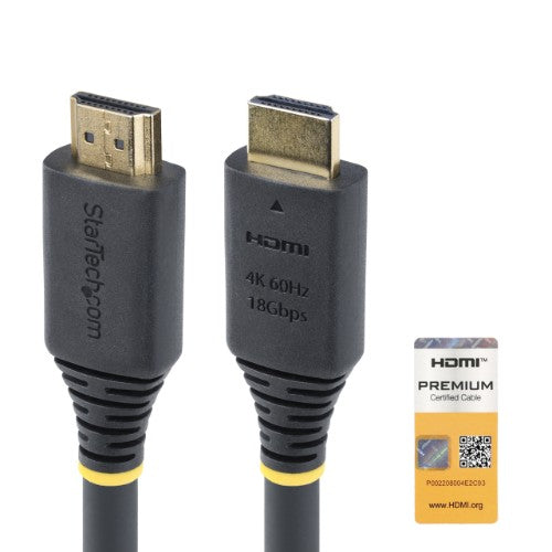 StarTech.com HDMI2-CABLE-4K60-15M HDMI cable 590.6" (15 m) HDMI Type A (Standard) Black