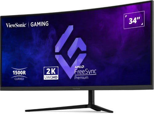 Viewsonic VX3418C-2K computer monitor 34" 3440 x 1440 pixels UltraWide Quad HD Black