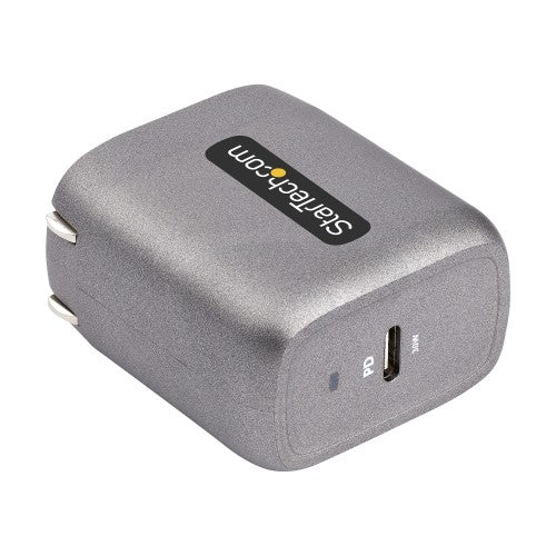 StarTech.com WCH1C30 mobile device charger Laptop, Smartphone, Tablet Black, Gray AC Fast charging Indoor