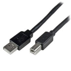 StarTech.com USB2HAB65AC USB cable USB 2.0 787.4" (20 m) USB A USB B 0.48 Gbit/s Black