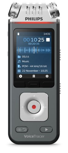 Philips VoiceTracer Black, Gray