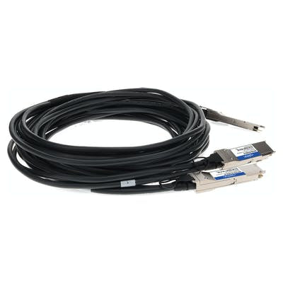 AddOn Networks MCP7H50-H01AR30-AO InfiniBand/fibre optic cable 59.1" (1.5 m) QSFP56 2xQSFP56 Black, Silver