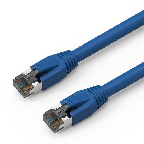 Axiom C8SBSFTP-B3-AX networking cable Blue 36" (0.914 m) Cat8 SF/UTP (S-FTP)