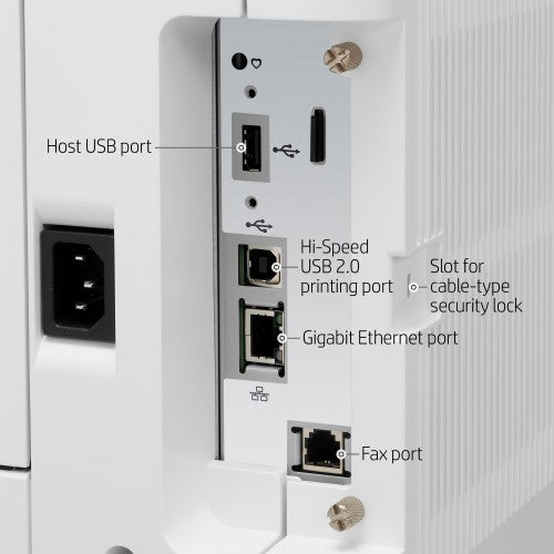 HP LaserJet Enterprise Flow LaserJet Enterprise M635z Multifunction Black and white Printer, Ethernet Only; Copier, Scanner