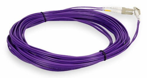 AddOn Networks ADD-LC-LC-5M5OM4-PE-TAA InfiniBand/fibre optic cable 196.9" (5 m) LOMM Purple