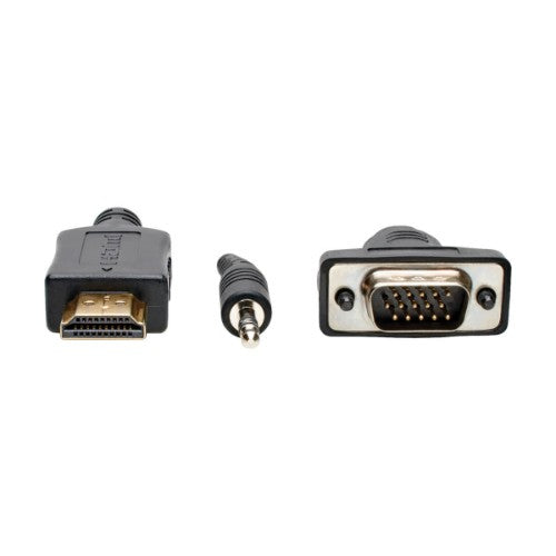 Tripp Lite P566-015-VGA-A video cable adapter 181.1" (4.6 m) HDMI HD15 + 3.5 mm Black