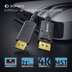 sonero 8K Displayport Kabel 1.4v 59.1" (1.5 m) Black