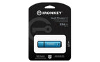 Kingston Technology IronKey Vault Privacy 50 USB flash drive 256 GB USB Type-A 3.2 Gen 1 (3.1 Gen 1) Black, Blue
