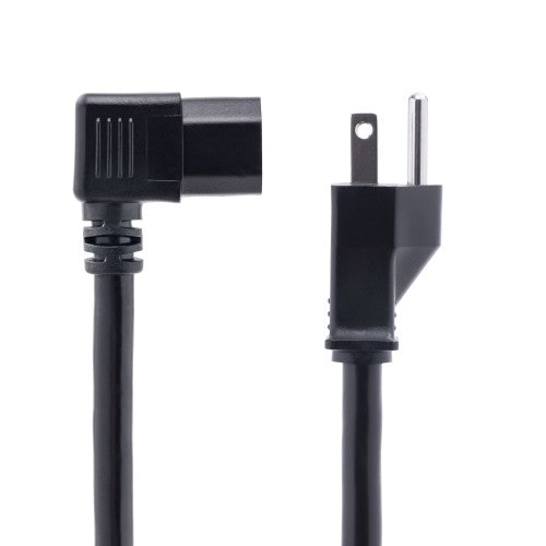 StarTech.com PXT515C158RA power cable Black 94.5" (2.4 m) NEMA 5-15P C15 coupler