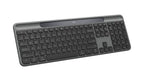 Logitech Signature Slim Solar+ K980 keyboard Universal RF Wireless + Bluetooth QWERTY US English Graphite