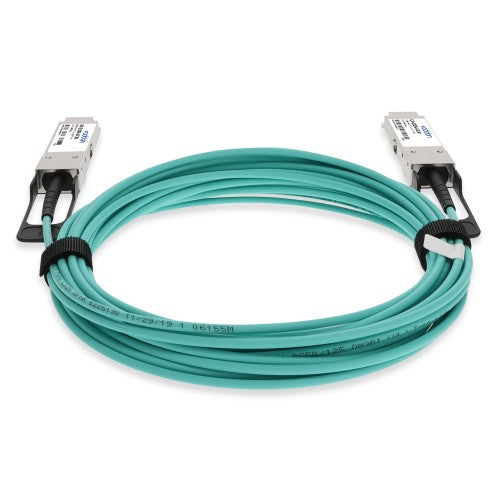AddOn Networks ADD-QCIQPA-AOC1M InfiniBand/fibre optic cable 39.4" (1 m) QSFP+ AOC Aqua color
