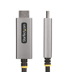 StarTech.com 133DISPLAYPORTHDMI21 video cable adapter 78.7" (2 m) DisplayPort HDMI Black, Silver