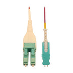 Tripp Lite N823L-02M-MG InfiniBand/fibre optic cable 79.1" (2.01 m) SN LC OFNR Aqua color, Magenta, White