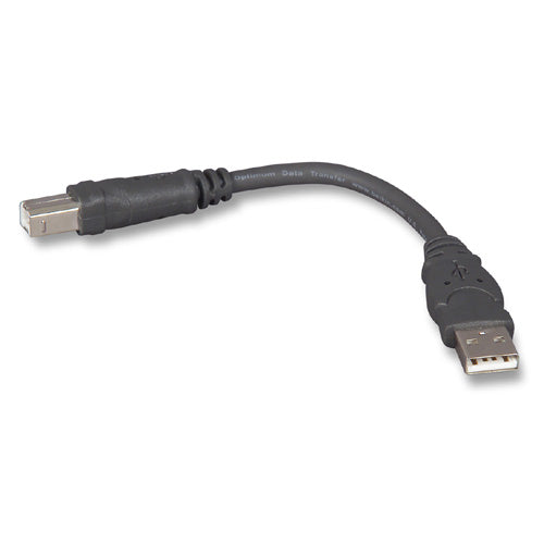 Belkin Pro Series USB 2.0 Device Cable - 6 inches USB cable 5.91" (0.15 m) USB A USB B 0.48 Gbit/s Black