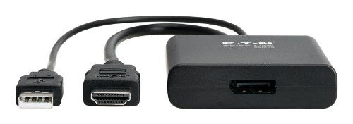 Eaton P130-06N-DP-8K video cable adapter 39.4" (1 m) DisplayPort HDMI Black