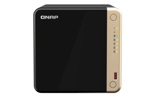 QNAP TS-464 NAS Tower Intel® Celeron® N5095 8 GB 0 TB QNAP QTS Black, Bronze