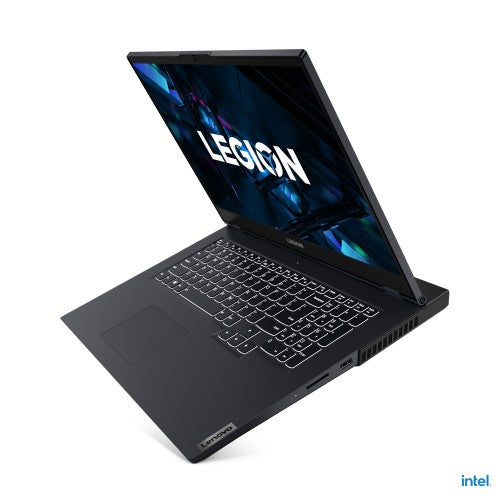 Lenovo Legion 5 17ITH6 Intel® Core™ i7 i7-11800H Laptop 17.3" Full HD 16 GB DDR4-SDRAM 1 TB SSD NVIDIA GeForce RTX 3050 Ti Wi-Fi 6 (802.11ax) Windows 11 Home English Black, Blue