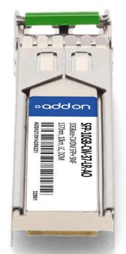AddOn Networks SFP-10GB-CW-37-LR-AO network transceiver module Fiber optic 10000 Mbit/s SFP+ 1370 nm