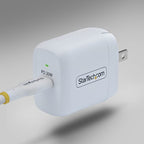 StarTech.com 102NW-WALL-CHARGER mobile device charger Universal White AC Fast charging Indoor