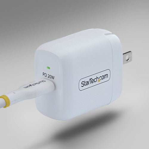 StarTech.com 102NW-WALL-CHARGER mobile device charger Universal White AC Fast charging Indoor