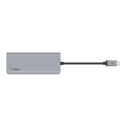 Belkin PVC003BTSGY laptop dock/port replicator Silver