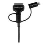 StarTech.com LTADUB1MB USB cable USB 2.0 39.4" (1 m) USB A Micro-USB B Black