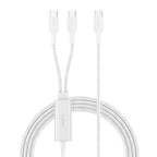 Belkin CAC004FQ1.5MWH USB cable USB 2.0 59.1" (1.5 m) USB C 2 x USB C 0.48 Gbit/s 140 W White