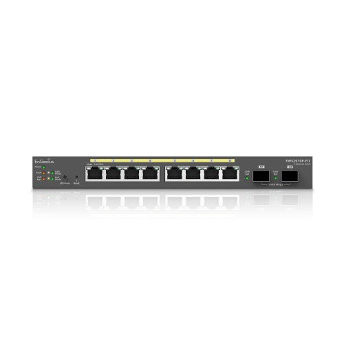 EnGenius EWS2910P-FIT network switch Managed L2+ Gigabit Ethernet (10/100/1000) Power over Ethernet (PoE) Black