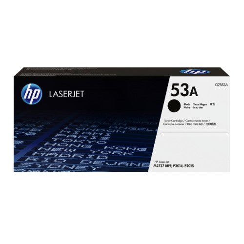 Q7553A (53A) Toner black, 3K pages