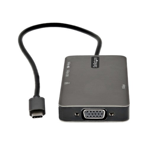 StarTech.com DKT30CHVPD2 laptop dock/port replicator USB 3.2 Gen 1 (3.1 Gen 1) Type-C Black, Gray