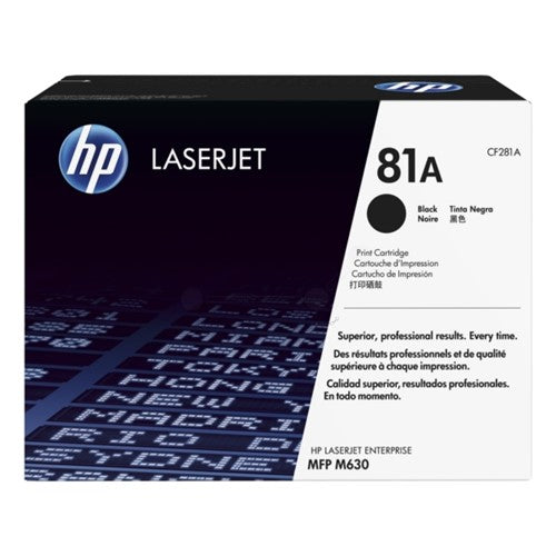 CF281A (81A) Toner black, 10.5K pages