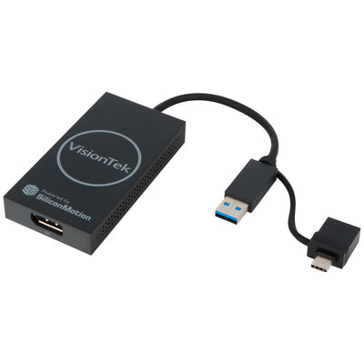 VisionTek 901505 video cable adapter 53.1" (1.35 m) DisplayPort USB Type-A + USB Type-C