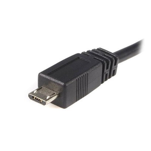 StarTech.com 0.5m USB A/microB USB cable USB 2.0 19.7" (0.5 m) Micro-USB B 0.48 Gbit/s Black