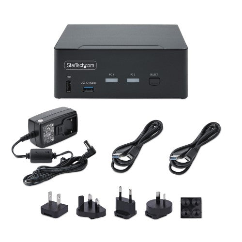 StarTech.com P2CDD143-KVM-SWITCH KVM switch Black