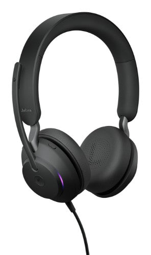 Jabra Evolve2 40 SE MS Stereo Headset Wired Head-band Calls/Music USB Type-C / USB Type-A Black