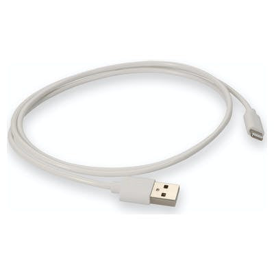 AddOn Networks USBA2LGT3FW-AO lightning cable White