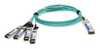AddOn Networks QSFP-4SFP25G-AOC1M-AO InfiniBand/fibre optic cable 39.4" (1 m) QSFP28 4x SFP28 DAC Aqua color, Stainless steel