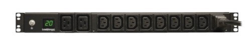 Tripp Lite PDUMH20HV power distribution unit (PDU) 10 AC outlet(s) 1U Black