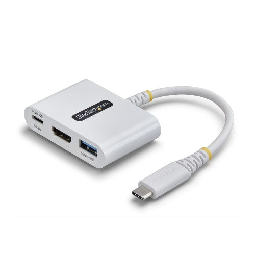 StarTech.com 168W-USBC-MULTIPORT laptop dock/port replicator Wired USB 3.2 Gen 1 (3.1 Gen 1) Type-C White