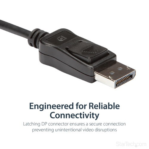 StarTech.com DP2DVID2 video cable adapter 14.6" (0.37 m) DisplayPort DVI-D Black