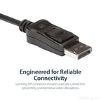 StarTech.com DP2DVID2 video cable adapter 14.6" (0.37 m) DisplayPort DVI-D Black