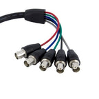StarTech.com VGABNCMF1 video cable adapter 11.8" (0.3 m) VGA (D-Sub) 5 x BNC Black