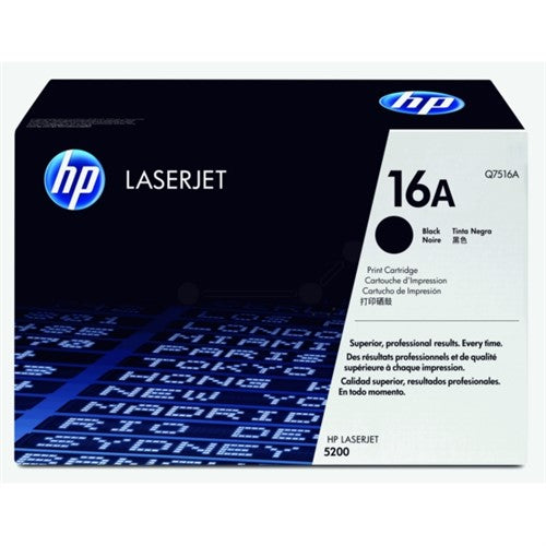 Q7516A (16A) Toner black, 12K pages