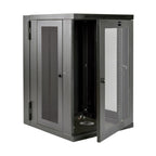 Tripp Lite SRW18USDPG rack cabinet 18U Wall mounted rack Black