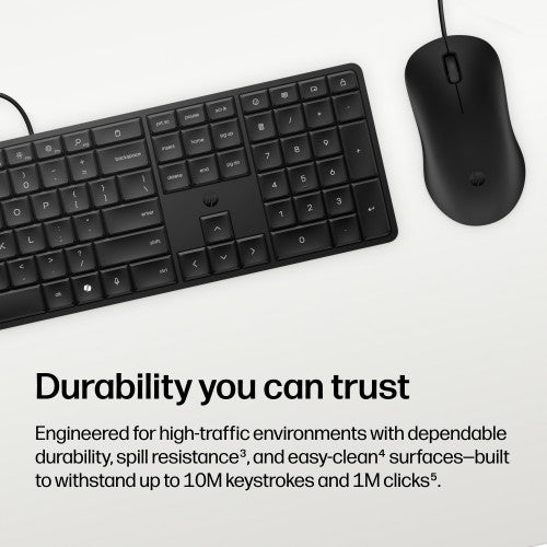 HP 175C Wired Mouse and Keyboard Combo