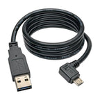 Tripp Lite UR05C-003-RB USB cable 35.8" (0.91 m) USB A Micro-USB B Black