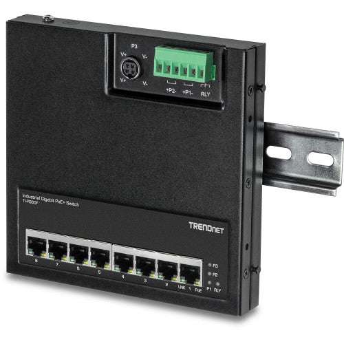 Trendnet TI-PG80F network switch Unmanaged Gigabit Ethernet (10/100/1000) Power over Ethernet (PoE)