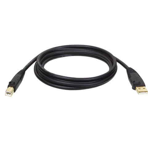 Tripp Lite U022-006 USB cable USB 2.0 70.9" (1.8 m) USB A USB B 0.48 Gbit/s Black