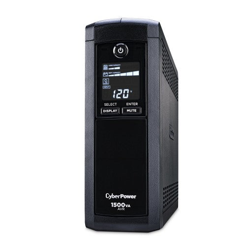 CyberPower CP1500AVRLCDTAA uninterruptible power supply (UPS) Line-Interactive 1.5 kVA 900 W 12 AC outlet(s)