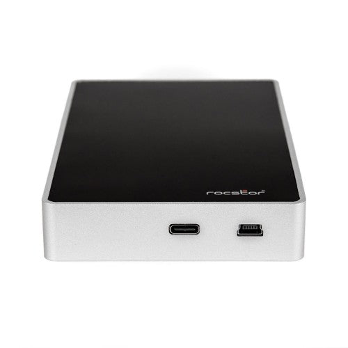 Rocstor Rocsecure EX32 external hard drive 2 TB Black, Silver